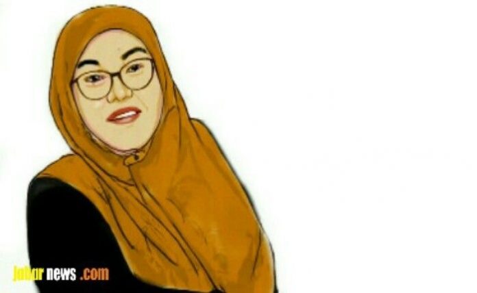 Mantan Menteri Kesehatan (Menkes) Siti Fadilah Supari, karikatur. (Dodi/ Jabarnews)