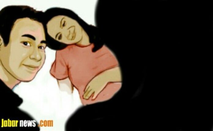 Karikatur- Raffi Ahmad dan sang istri Nagita Slavina. (Dodi/Jabarnews)