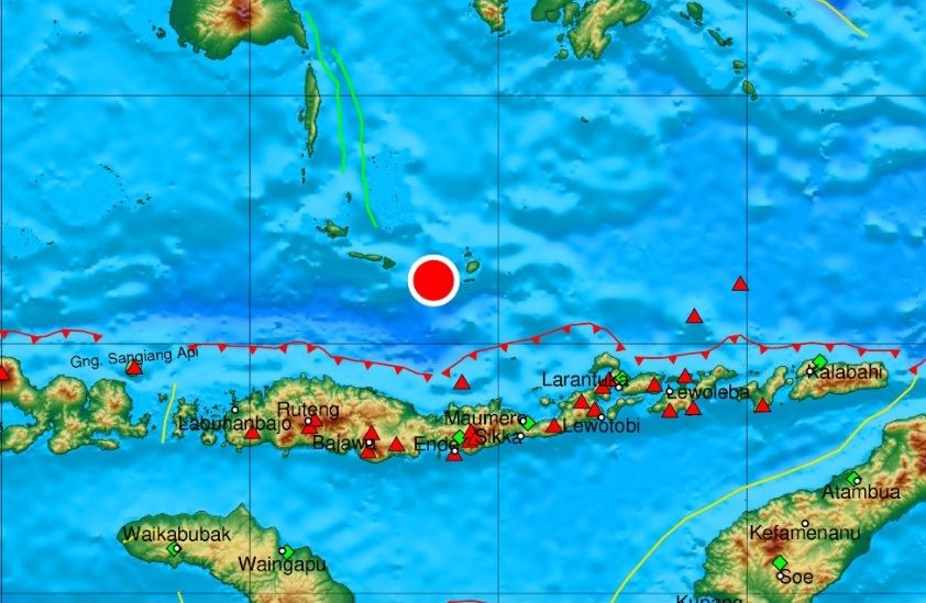 Gempa Bumi mengguncang Florest. (Foto: Istimewa)