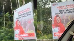 Disayangkan, Baliho Puan Maharani Bertebaran di Titik Bencana Gunung Semeru