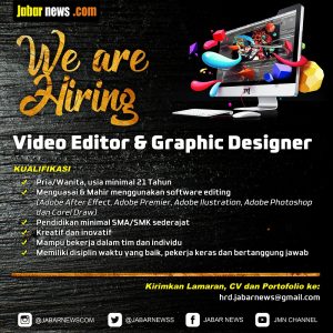 [INFOGRAFIS] Lowongan Pekerjaan Video  Editor