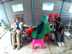 Sambut Hari Ibu, Para Pendamping PKH di Cianjur Ikuti Kegiatan Donor Darah