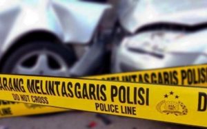 Dump Truk Hantam Mobil Fuso di Kota Banjar, Sopir Diduga Mabuk