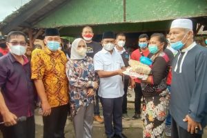 Walubi Sumatera Utara Serahkan Ratusan Sembako Untuk Korban Banjir Serdang Bedagai