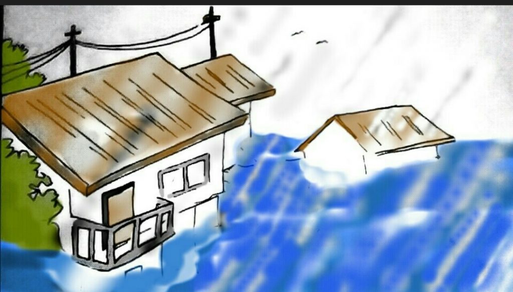Duh! Puluhan Rumah di Pantai Palabuhanratu Diterjang Gelombang Tinggi