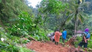 Longsor Terjang Jalur Penghubung Bandung – Cianjur, Akses Jalan Nasional Terputus
