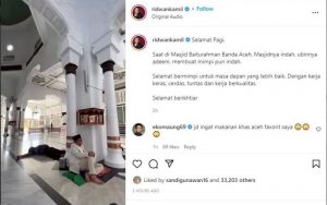 Ketemu Orang Tidur Ngorok di Masjid, Ridwan Kamil: Mimpi Apa Tadi?