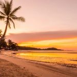 liburan ke pantai saat malam tahun baru