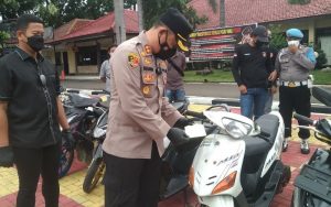 Gasak 23 Motor, Polres Purwakarta Ringkus Dua Pelaku Curanmor