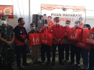 Bagikan Sembako Puan Maharani, Anggota DPR RI Ini Bantah Kampanye