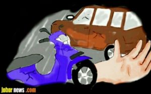 Sebelum Terlindas Truk, Dua Pemotor Ditabrak Mobil Carry Bak Hitam dan Langsung Kabur