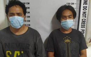 Gagal Pesta Sabu, Dua Orang Pria Tertunduk Lesu di Polres Pematangsiantar