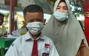 Hebat! Bukannya Takut, Seorang Pelajar di Serdang Bedagai Nangis Minta Disuntik Vaksin Covid-19
