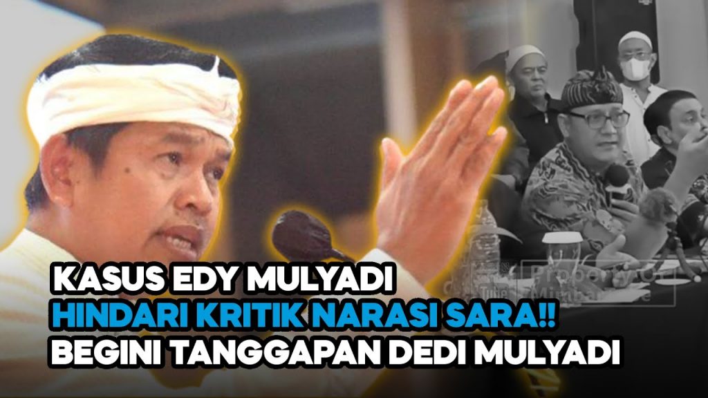 Video: Dedi Mulyadi Menanggapi Kasus Edy Mulyadi Tentang Kritik Narasi SARA!!