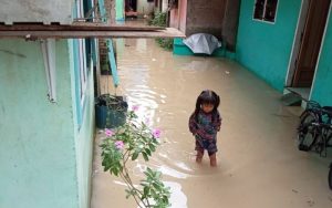 Banjir Kiriman Rendam Puluhan Rumah di Tebing Tinggi
