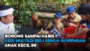 Video: Dedi Mulyadi Borong Semua Gorengan Anak Kecil Ini, Sampai Habis!