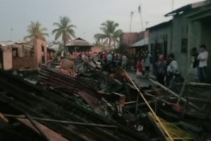 Kebakaran Hanguskan 10 Rumah di Batubara, Polisi Bawa Barang Bukti Seng
