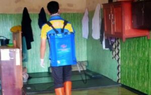 Cegah Penyebaran Covid-19, Lapas Purwakarta Lakukan Penyemprotan Desinfektan