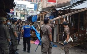 Segera Direlokasi ke Pasar Pelita, Lapak PKL di Kota Sukabumi Mulai Ditertibkan