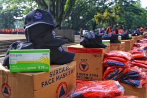 Dampak Varian Omicorn, Pemkot Bandung dan BNPB Bagikan 200 Ribu Masker