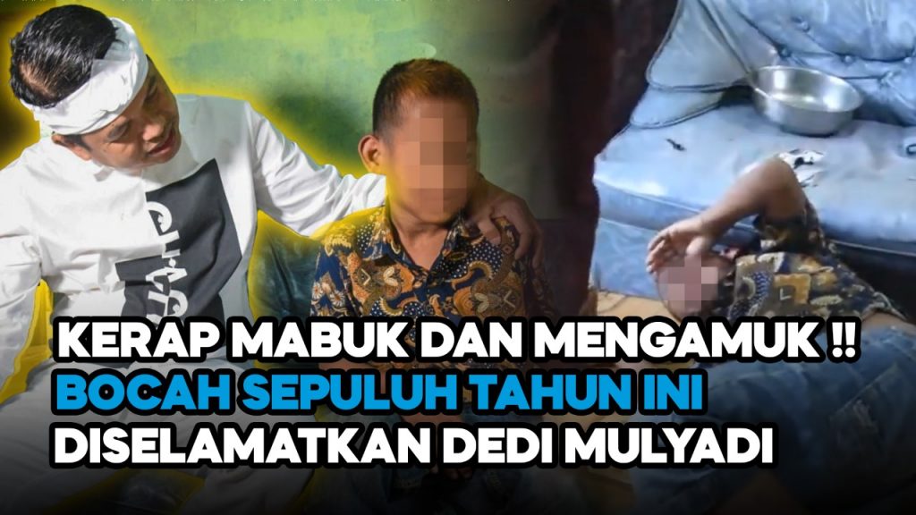 Video: Kerap Mabuk dan Mengamuk! Bocah Sepuluh Tahun Diselamatkan Dedi Mulyadi