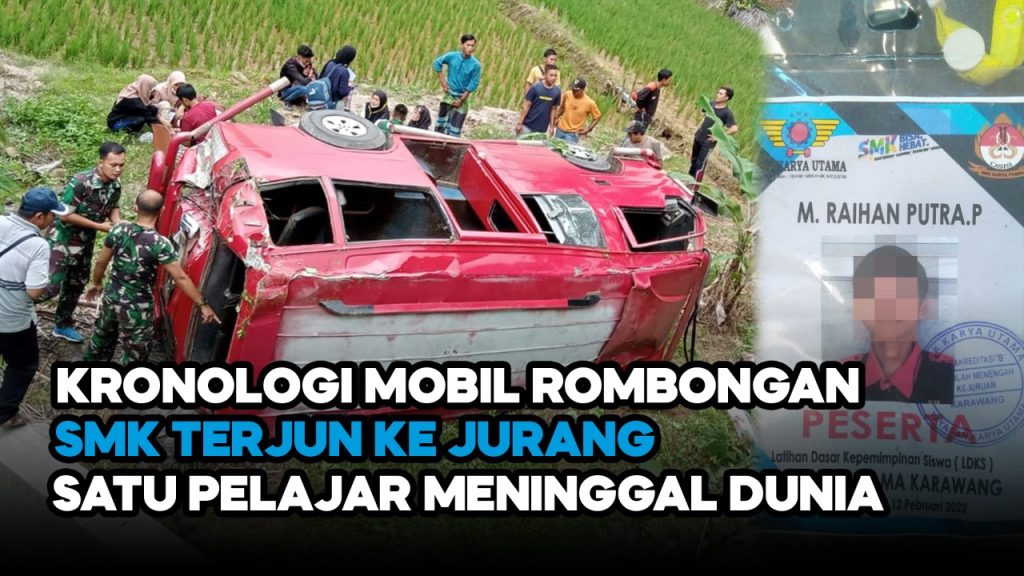Video: Kronologi Mobil Rombongan Masuk ke Jurang, Satu Pelajar Meninggal Dunia