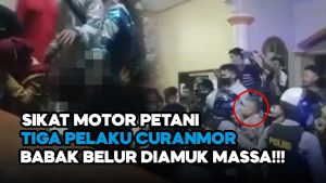 Video: Tiga Pelaku Curanmor Diamuk Warga di Majalengka