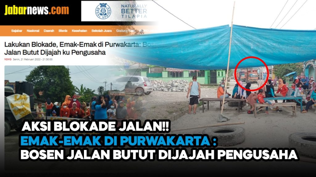 Video: Aksi Blokade Jalan! Emak-emak di Purwakarta: Bosen Jalan Butut Dijajah Pengusaha