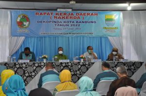Dekopinda Kota Bandung Gelar LPJ Kegiatan Tahun2021 dan Rencana Kerja 2022
