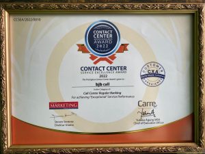 Bank Bjb, Terbaik di CCSEA 2022 Kategori Call Center Reguler Banking