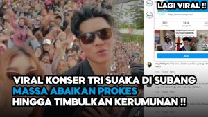Video: Konser Tri Suaka di Subang, Massa Abaikan Prokes Hingga Timbulkan Kerumunan!!