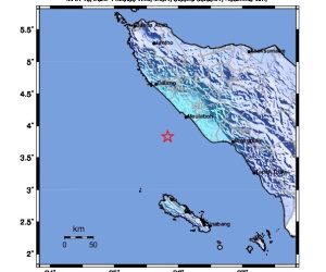 Aceh Barat Diguncang Gempa Tektonik 5,2 Dirasakan Masyarakat Aceh
