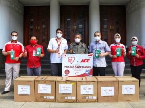 Pemkot Bandung Dapat Bantuan Puluhan Ribu Masker untuk Sekolah