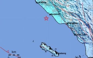 Kemarin, Gempa Bumi Tektonik 5,3 Guncang Aceh Barat, Dirasakan Masyarakat Meulaboh
