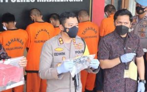 Polisi di Majalengka Tangkap Sembilan Tersangka Curanmor dan Traktor
