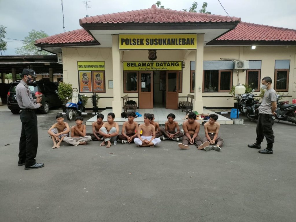 Hendak Menyerang Sekolah Lain, 10 Pelajar Diamankan Polisi