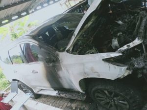 Aksi Pembakaran Mobil Wakil Bendahara PWNU Jabar Diduga Teror