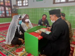 Seorang Warga Binaan Langsungkan Pernikahan di Dalam Lapas Purwakarta