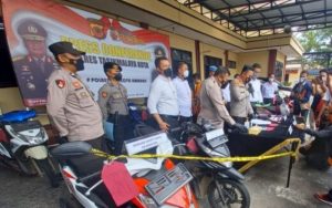 Tiga Maling di Tasikmalaya Berhasil Gasak 13 Motor, Begini Modusnya