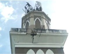 Dibangun dengan Anggaran Fantastis, Kok Menara Masjid Agung Kabupaten Tasikmalaya Bisa Roboh?