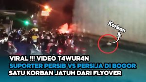 Viral Video Tawuran Suporter Persib VS Persija di Bogor, Satu Korban Tewas