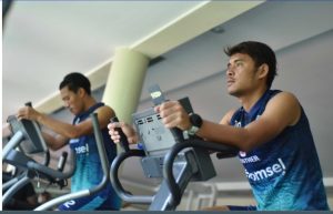 Persib Kembali Melahap Menu Latihan di Lapangan FINNS Recreation Club