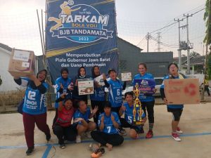Hebat! Tim DIVA Raih Juara Tarkam Bola Voli BJB Tandamata di Purwakarta