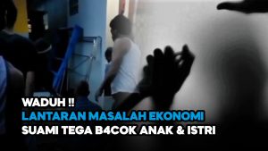 Video: Lantaran Masalah Ekonomi, Suami di Kuningan Tega Bacok Anak dan Istri