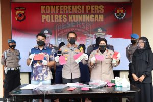 Polres Kuningan Bekuk 4 Pelaku Curanmor, Satu Pelaku Residivis Kasus Serupa