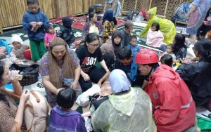 Perumahan Vila Grand Cikao Purwakarta Terendam Banjir, Puluhan Warga Diungsikan