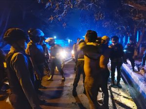 Jaga Kondusifitas, Tim Bima Sat Samapta Polres Purwakarta Rutin Patroli Malam