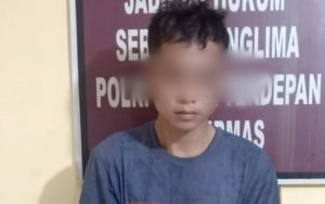 Sial, Seorang Pria di Serdang Bedagai Terekam CCTV saat Curi Wastafel Puskesmas