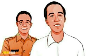 Jokowi Unggah Foto Kebersamaan dengan Gubernur Jakarta Anies Baswedan