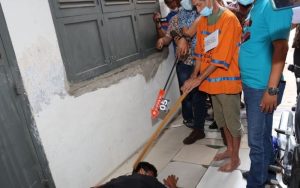 Begini Hasil Rekonstruksi Kasus Pembunuhan Tongkat Besi di Pematangsiantar